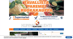 Desktop Screenshot of kunnallislehti.fi