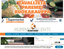 Tablet Screenshot of kunnallislehti.fi
